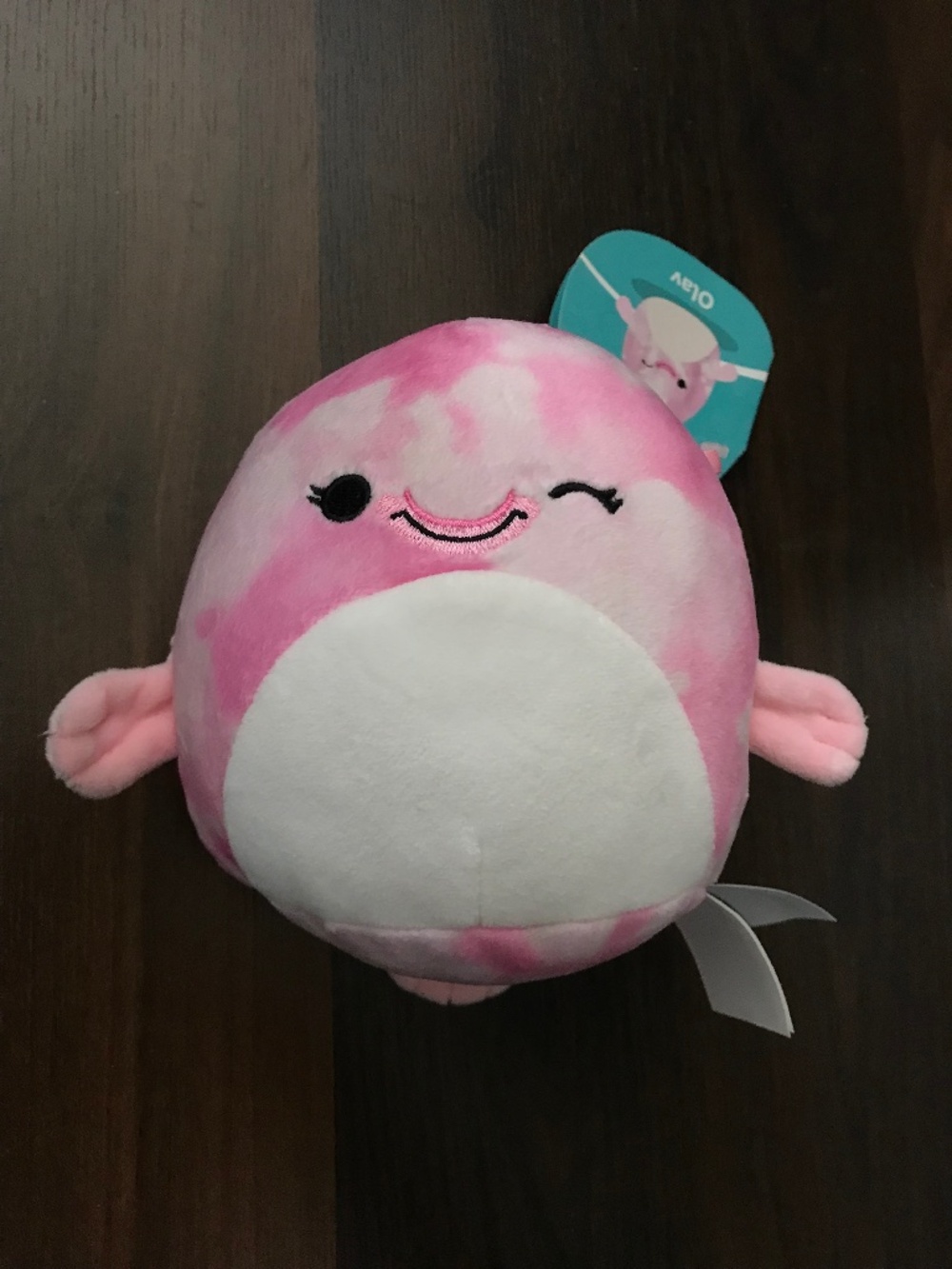 NWT Squishmallows 5" Olav the Blobfish Plush Soft Toy Winking